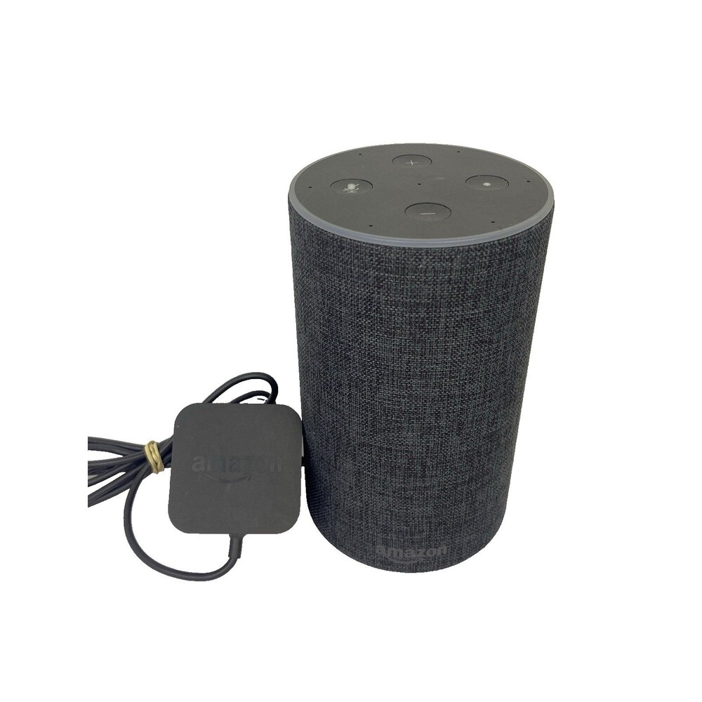 Amazon Echo 2nd Generation Dolby Smart Speaker Charcoal W/ Original Adapter